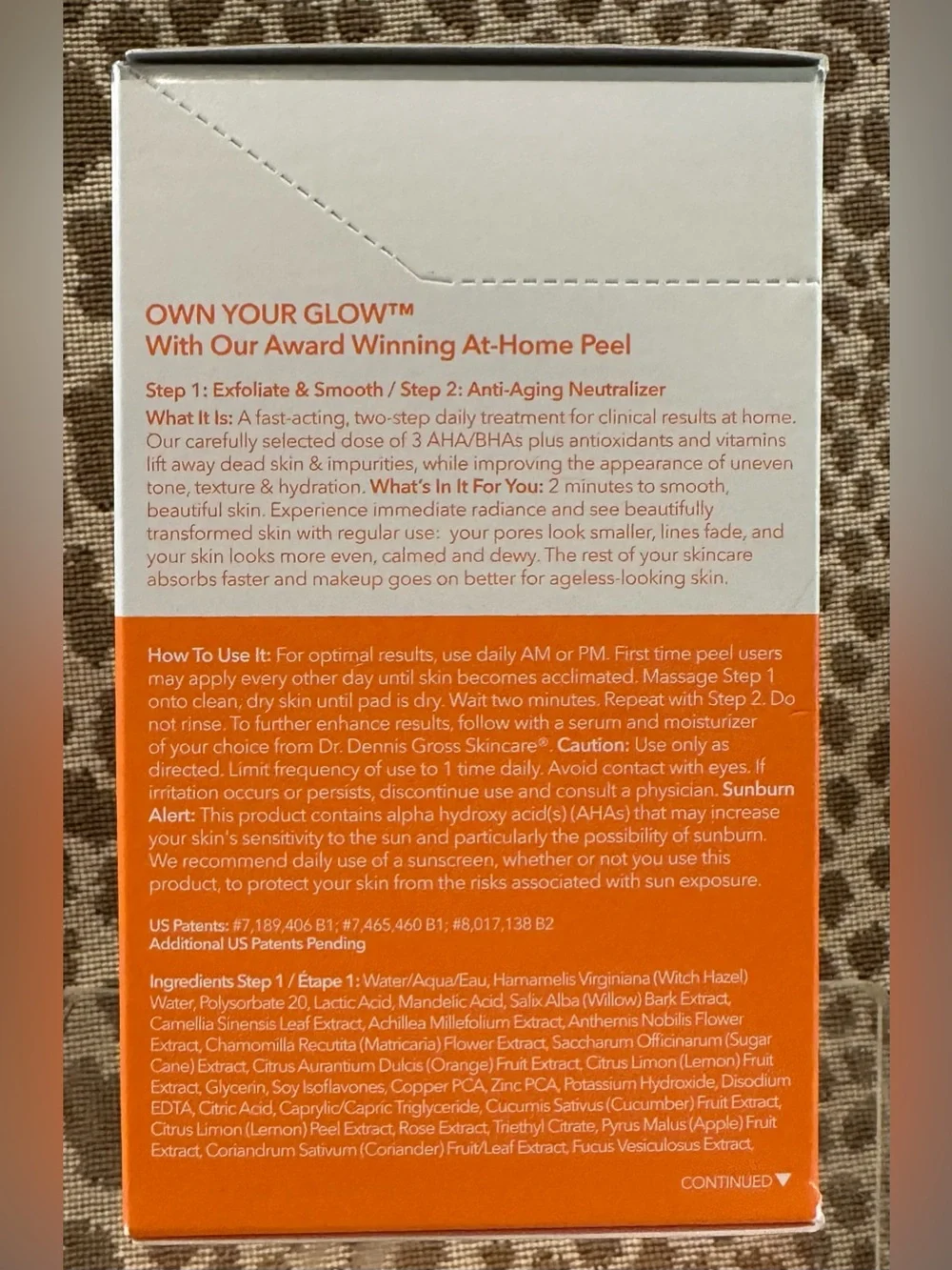 Dr. Dennis Gross Alpha Beta Ultra Gentle Daily Peel~30 Ct Facial Peel~$94